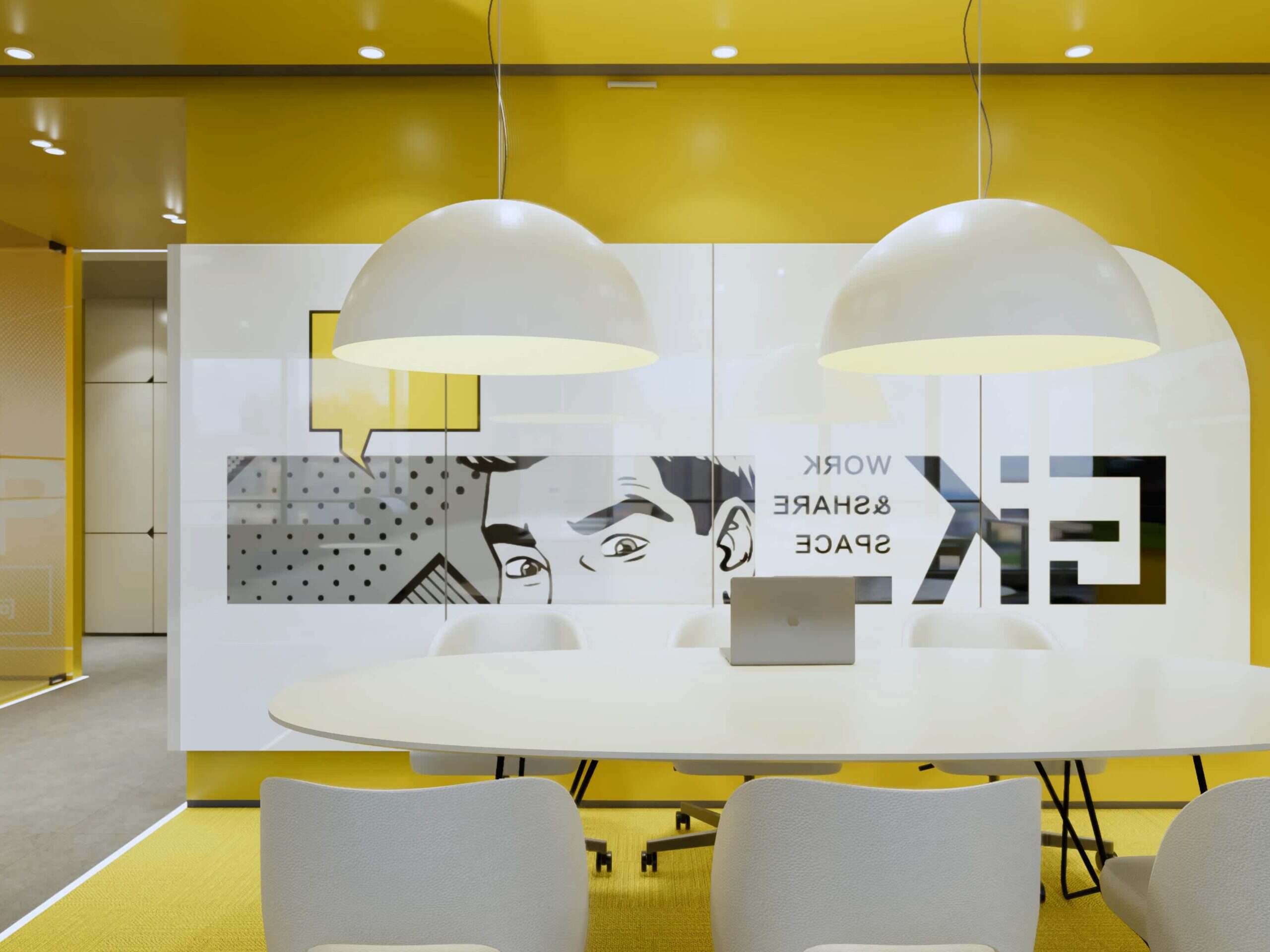 Yellow color office 2025